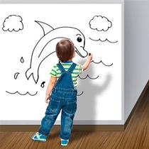 Adesivo Lousa Papel De Parede Branco Brilhante 45 cm x 2 Metros Acompanha Caneta Com Apagador Adesivo Lousa Papel De Parede Branco Brilhante 45 cm x 2 Metros Acompanha Caneta Com Apagador