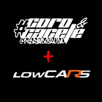 Adesivo lowcars + coro e cacete pedrin dos audios - - adesivos carros rebaixados baixos