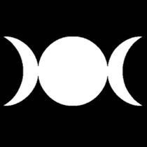 Adesivo lua tripla treemoon wicca bruxo bruxaria simbolo carro e moto Cor:Branco Adesivo lua tripla treemoon wicca bruxo bruxaria simbolo carro e moto Cor:Branco