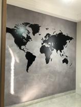 Adesivo Mapa Cimento Queimado Adesivo Mapa Cimento Queimado