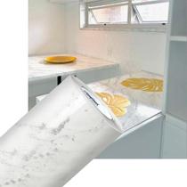 Adesivo Mármore Lavável Para Móveis Cozinha Banheiro 0,61x1m