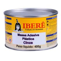 Adesivo massa plástica 400g cinza - Ibere 4603