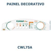 Adesivo Membrana Painel Decorativo lavadora CWL75A - Alado