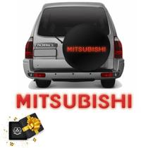Adesivo Mitsubishi Resinado Pajero TR4 Vermelho Refletivo Adesivo Mitsubishi Resinado Pajero TR4 Vermelho Refletivo