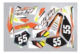 Adesivo Moto compatível KTM SX85 2011 0,60mm 3M Adesivo Moto compatível KTM SX85 2011 0,60mm 3M