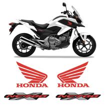 Adesivo Moto Honda Nc 700 X 2011/2016 Emblema Asa Refletivo