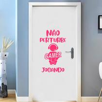 Adesivo Não Perturbe Gamer Decoração Casa, Quarto, Sala e Porta