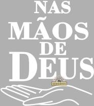 Adesivo Nas Mãos de Deus SV2027 - Branco
