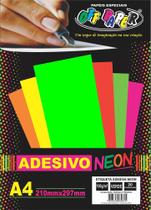 Adesivo Neon Verde A4 100g Off Paper - 20 unidades