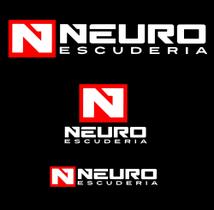 Adesivo neuro escuderia - kit com 03 adesivos - grande para-brisa médio peq automotivo rebaixados