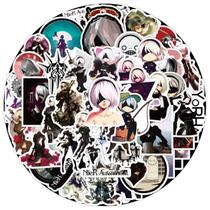 Adesivo Nier: Automatas Anime Vinyl PVC impermeável 50 unidades