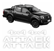 Adesivo Nissan Frontier Attack 4x4 2023 Original Branco