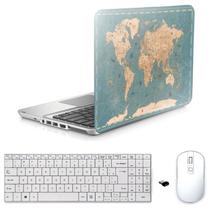 Adesivo Notebook 13,3" Atlas D2 Teclado Mouse Branco