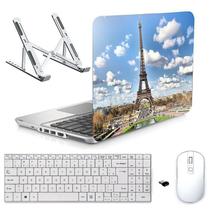 Adesivo Notebook 13,3" Paris/Sup/Tecl/Mouse Branco