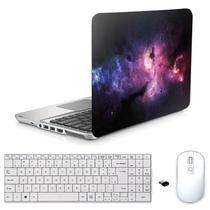 Adesivo Notebook 14" Cosmos B2 Teclado Mouse Branco