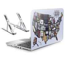 Adesivo Notebook 14" EUA e Suporte