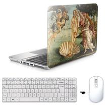 Adesivo Notebook 15" Venus Teclado Mouse Branco