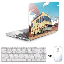 Adesivo Notebook 15" Wide Breaking Bad Tecld Mou Branco