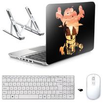 Adesivo Notebook 15,6" One Piece/Sup/Tecl/Mouse Branco