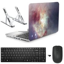 Adesivo Notebook 17" Cosmos 3/Sup/Tecl/Mouse Preto