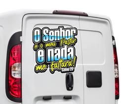 Adesivo O Senhor É Meu Pastor Salmo 23 Fiorino Caminhão Van