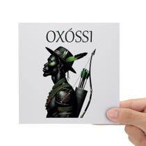 Adesivo Orixá Oxóssi DTF UV Envernizado Prova D'água Sticker