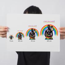 Adesivo Orixá Oxumarê DTF UV Envernizado ProvaD'água Sticker