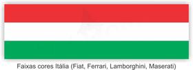 Adesivo p grade de Carro Bandeira Paises Alemanha França Japão Itália Brasil + a prova dágua
