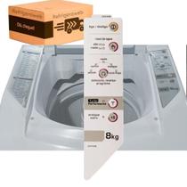 Adesivo Painel Compativel Lavadora Brastemp Clean 8kg Bwc08 Adesivo Painel Compativel Lavadora Brastemp Clean 8kg Bwc08