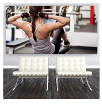 Adesivo Painel Para Academia Fitness Pilates Musculação S196