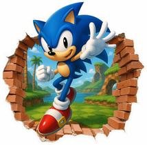 Adesivo Papel De Parede Sonic The HedgeHog 60cm x 60cm