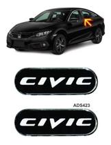 Adesivo Par Emblema Coluna Honda New Civic Adesivo Par Emblema Coluna Honda New Civic