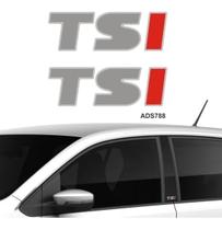 Adesivo Par Emblema De Coluna Tsi Linha Volkswagen Up! 2017 Adesivo Par Emblema De Coluna Tsi Linha Volkswagen Up! 2017