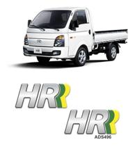 Adesivo Par Emblema Hr Resinado Hyundai Hr Cromado - Resitank
