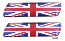 Adesivo Par Resinado Coluna Universal Bandeira Inglaterra