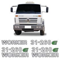 Adesivo Para 31-260e Worker Caminhão Escovado Genérico Adesivo Para 31-260e Worker Caminhão Escovado Genérico