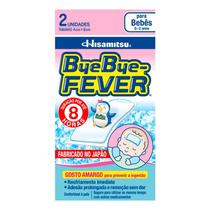 Adesivo para Alívio da Febre ByeBye-Ferver Hisamitsu 0 a 2 Anos 2 Unidades