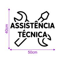 Adesivo para Assistência Técnica Celular Vitrine loja Astc8 - Family Adesivos