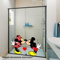 Adesivo para box Minnie e Mickey Colorido