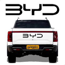 Adesivo Para Byd Shark 2025 Emblema Resinado Preto Caçamba