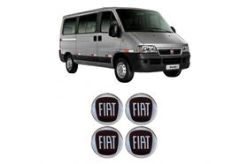 Adesivo para calota vermelho compativel ducato (fiat) (kit)