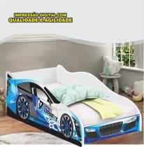 Adesivo para cama carro infantil 07Drift azul