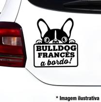 Adesivo para Carro Bulldog a Bordo