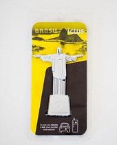 Adesivo para Carro Ictus Cristo Redentor Cromado Emblema