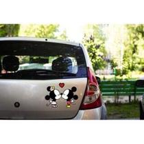 Adesivo Para Carro Minne E Mickey Mod01