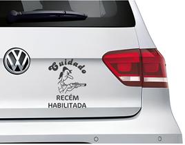 Adesivo para Carro Recém Habilitada Mod03