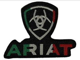 Adesivo para chapéu Ariat Verde/Vermelho