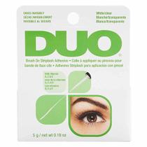 Adesivo para cílios DUO Brush-On com vitaminas A, C e E, 5 mL, transparente Adesivo para cílios DUO Brush-On com vitaminas A, C e E, 5 mL, transparente
