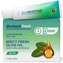 Adesivo para dentadura DENTTACH Fresh Mint 68 g, sem zinco