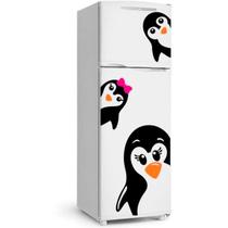 Adesivo Para Geladeira Família Pinguim-P 37X48Cm